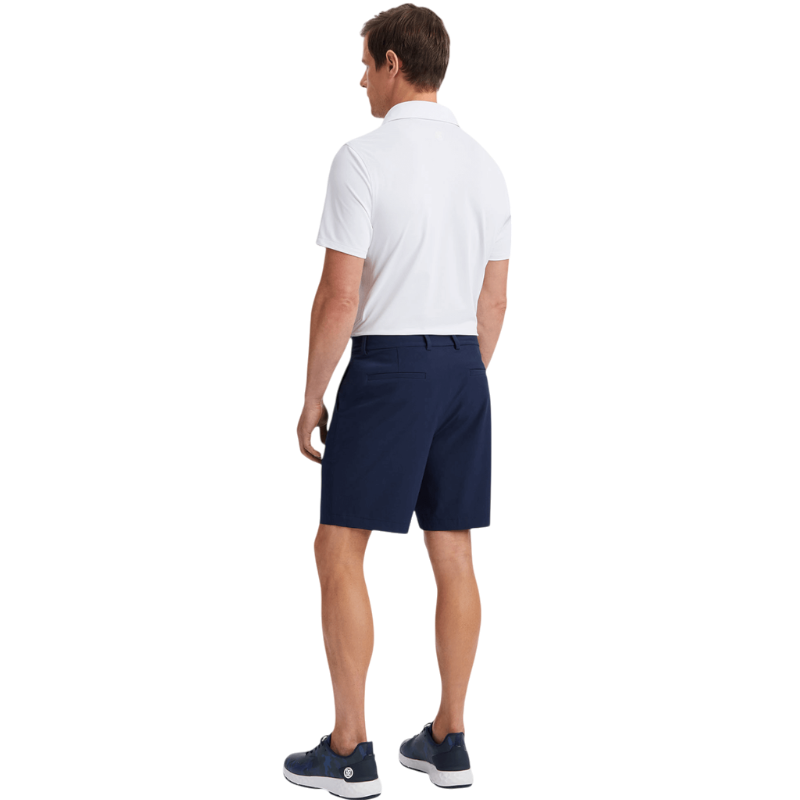 G/FORE Men's Melange Rib Gusset Tech Pique Polo