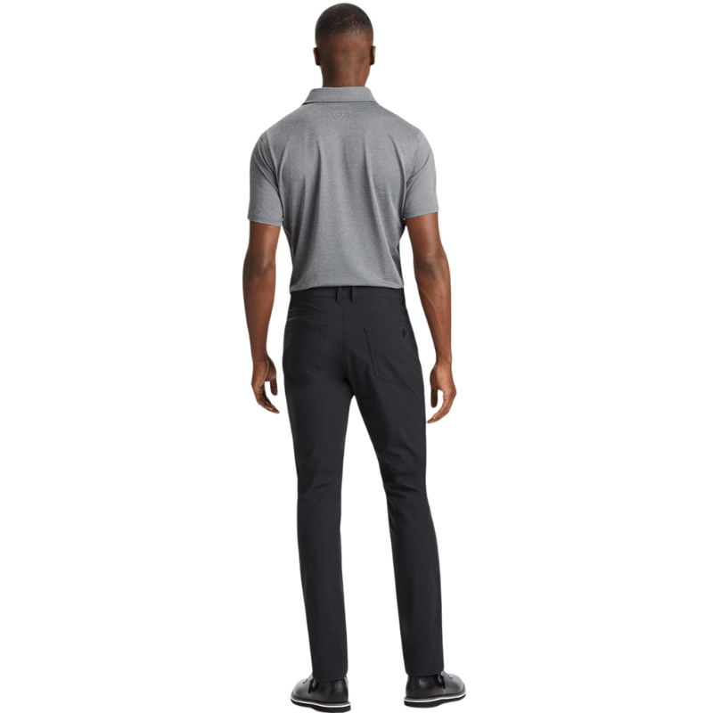 G/FORE Men's Melange Rib Gusset Tech Pique Polo