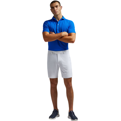 G/FORE Men's Melange Rib Gusset Tech Pique Polo