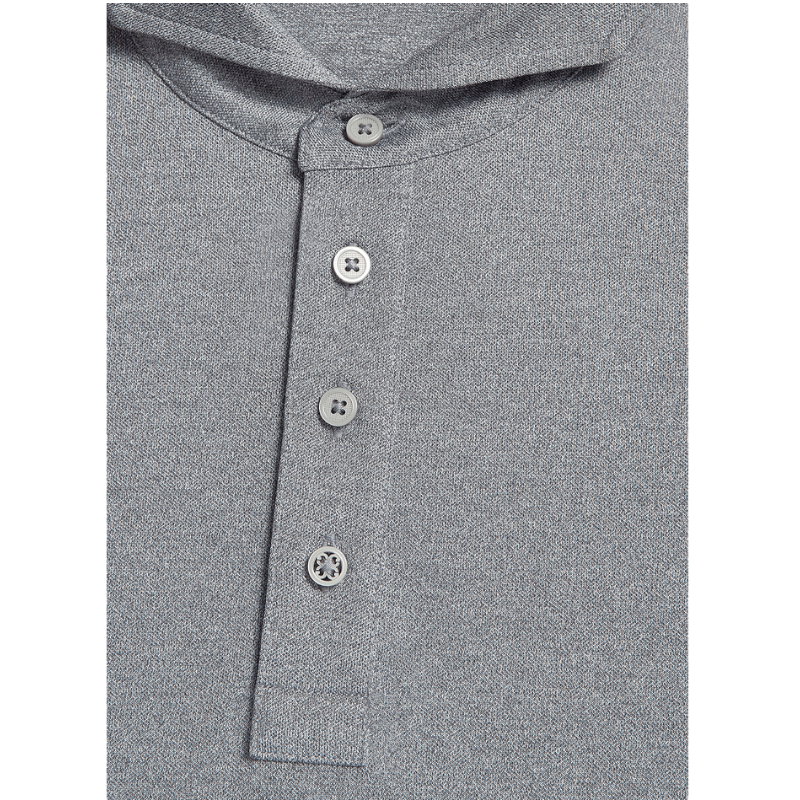 G/FORE Men's Melange Rib Gusset Tech Pique Polo
