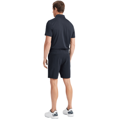 G/FORE Men's Melange Rib Gusset Tech Pique Polo