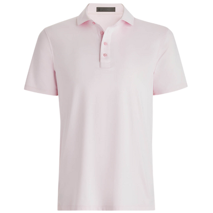 G/FORE Men's Rib Gusset Melange Ice Nylon Polo