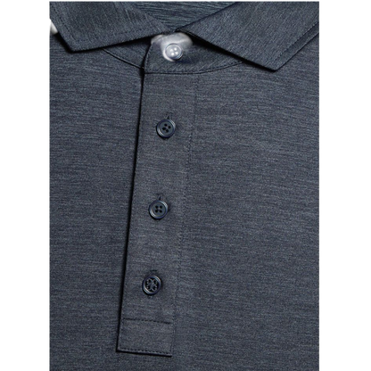 G/FORE Men's Rib Gusset Melange Ice Nylon Sun Shirt