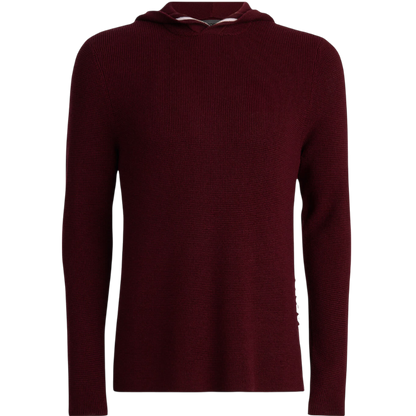 G/FORE Men's Waffle Stitch Merino Wool Hooded Sweater