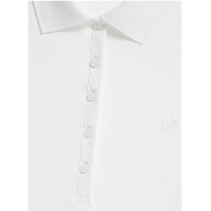G/FORE Women's Ribbed Tech Nylon Long-Sleeve Polo