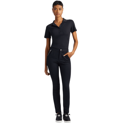G/FORE Women's Ribbed Tech Nylon Polo