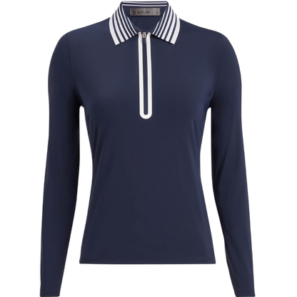 G/FORE Women's Silky Tech Nylon Quarter-Zip Polo