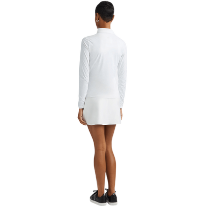 G/FORE Women's Silky Tech Nylon Ruched Full-Zip Layer