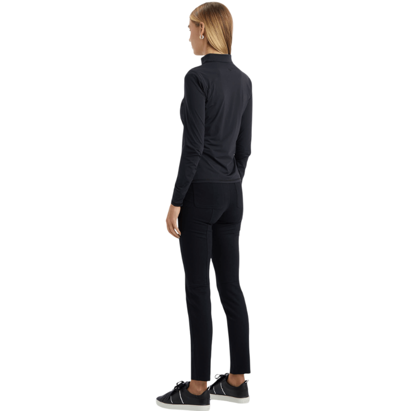 G/FORE Women's Silky Tech Nylon Ruched Full-Zip Layer