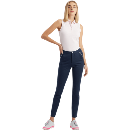 G/FORE Women's Silky Tech Nylon Sleeveless Polo