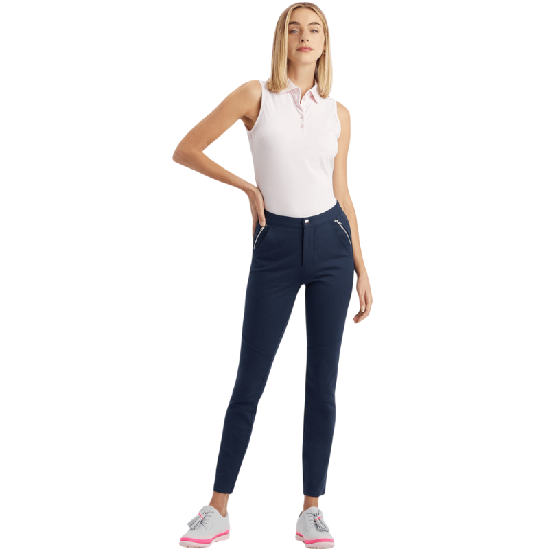 G/FORE Women's Silky Tech Nylon Sleeveless Polo