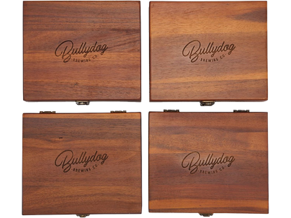 Graze Wood and Metal Wine Set - Wood - Barware