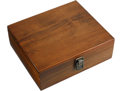 Graze Wood and Metal Wine Set - Wood - Barware