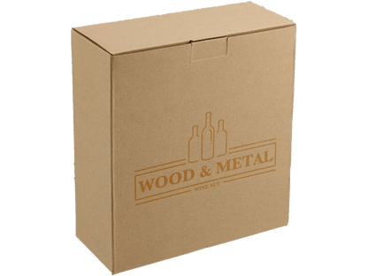 Graze Wood and Metal Wine Set - Barware - SwagWear