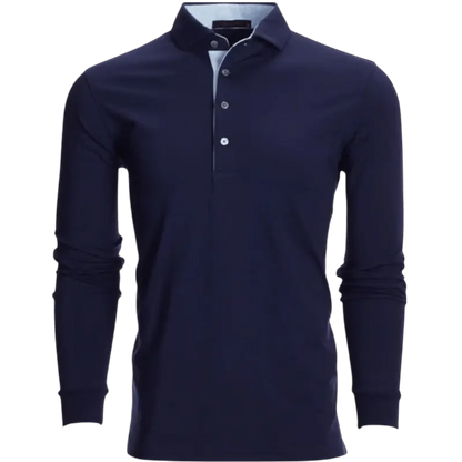 Greyson Men's Apache Long - Sleeve Polo - Long - Sleeved Polos - SwagWear