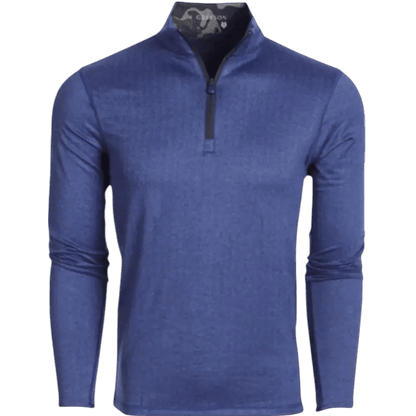Greyson Men's Herringbone Tate Quarter-Zip - Pullovers - SwagWear