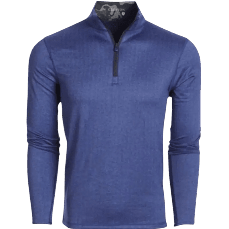 Greyson Men's Herringbone Tate Quarter-Zip - Pullovers - SwagWear