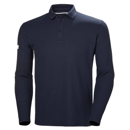 Helly Hansen Men's Crewline Long - Sleeve Polo - Polos - SwagWear