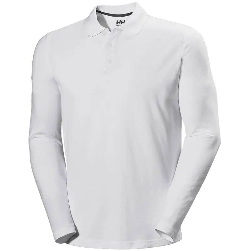 Helly Hansen Men's Crewline Long - Sleeve Polo - Polos - SwagWear