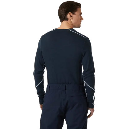 Helly Hansen Men's Lifa Merino Midweight Crew Top - Long - Sleeved T-Shirts - SwagWear