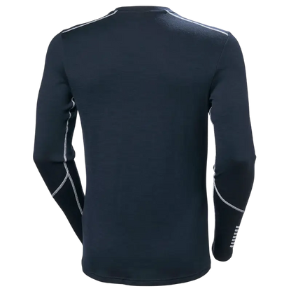 Helly Hansen Men's Lifa Merino Midweight Crew Top - Long - Sleeved T-Shirts - SwagWear