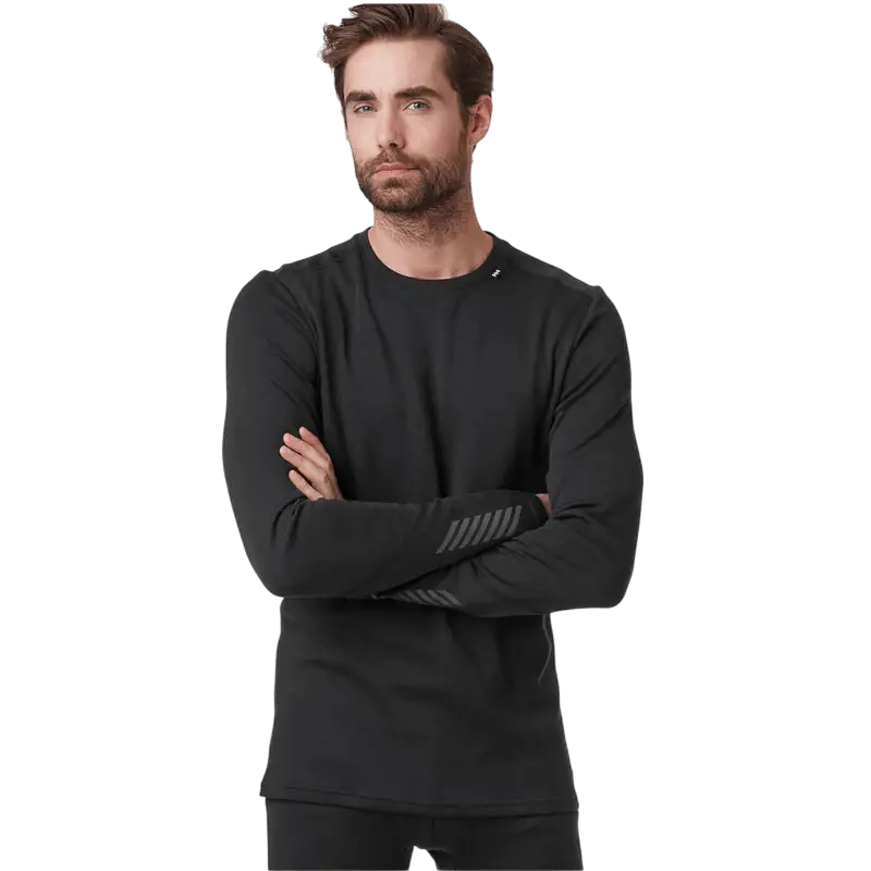 Helly Hansen Men's Lifa Merino Midweight Crew Top - Long - Sleeved T-Shirts - SwagWear