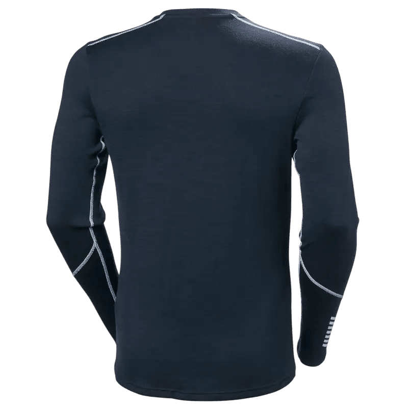 Helly Hansen Men's Lifa Merino Midweight Crew Top - Long-Sleeved T-Shirts - SwagWear
