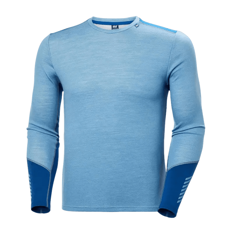 Helly Hansen Men's Lifa Merino Midweight Crew Top - Long-Sleeved T-Shirts - SwagWear