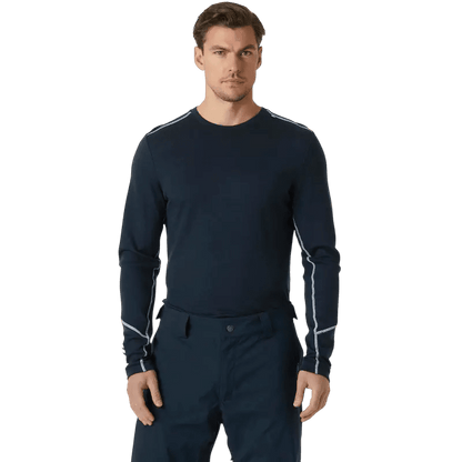 Helly Hansen Men's Lifa Merino Midweight Crew Top - Long-Sleeved T-Shirts - SwagWear