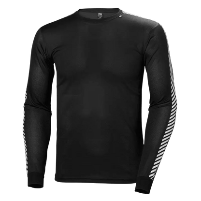 Helly Hansen Men's LIFA Stripe Crew Long - Sleeve T-Shirt - Long - Sleeved T-Shirts - SwagWear