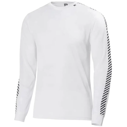 Helly Hansen Men's LIFA Stripe Crew Long - Sleeve T-Shirt - Long - Sleeved T-Shirts - SwagWear