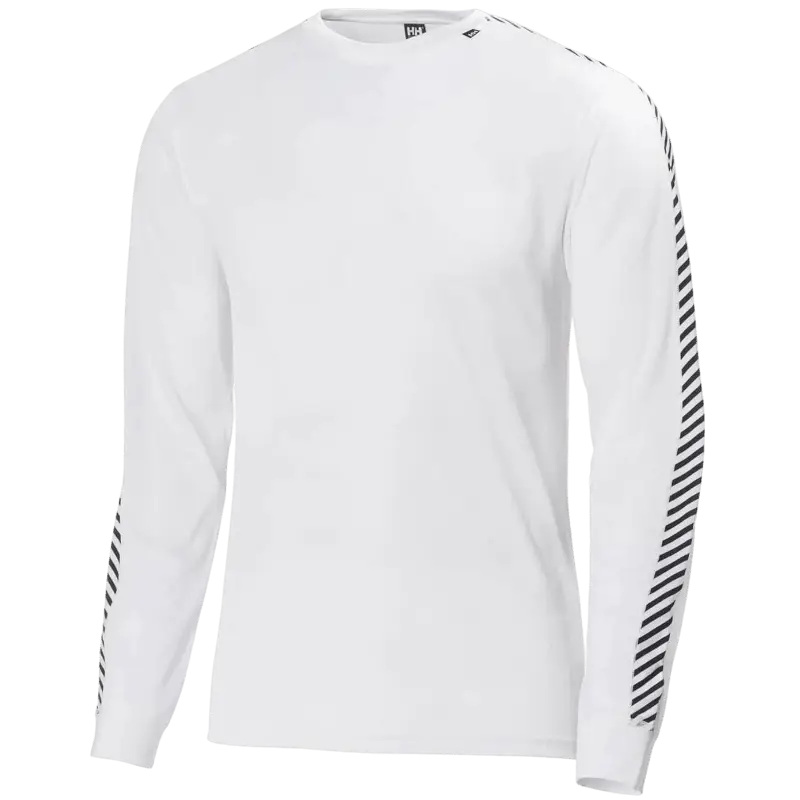 Helly Hansen Men's LIFA Stripe Crew Long - Sleeve T-Shirt - Long - Sleeved T-Shirts - SwagWear