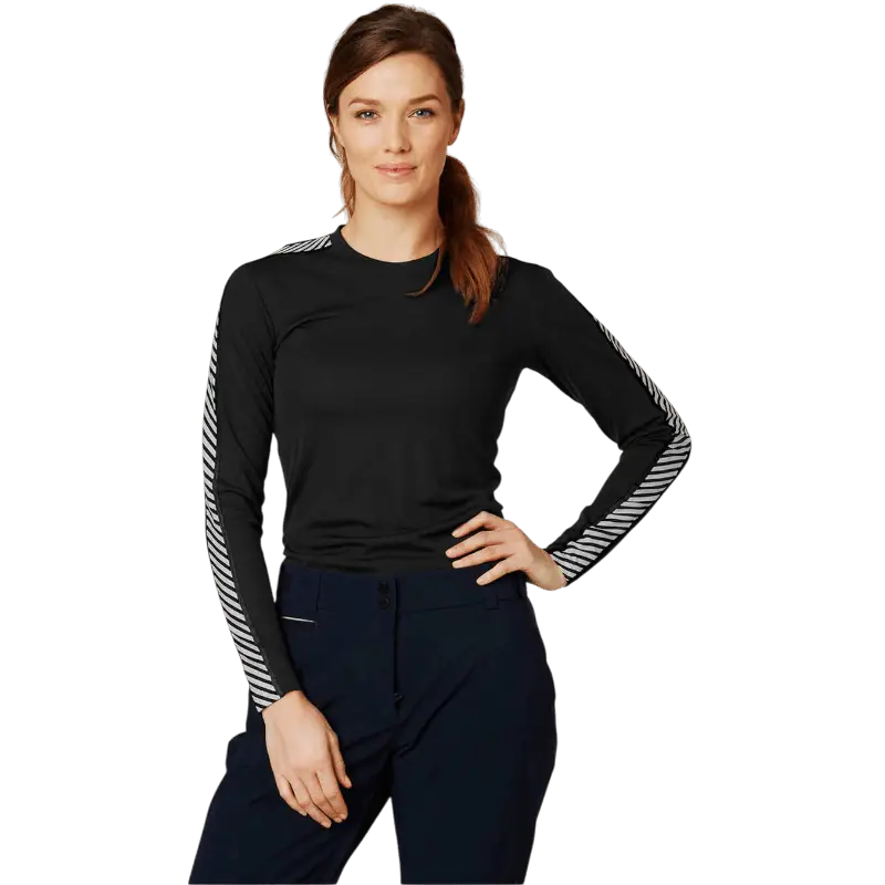 Helly Hansen Women's LIFA Crew Long - Sleeve T-Shirt - Long - Sleeved T-Shirts - SwagWear