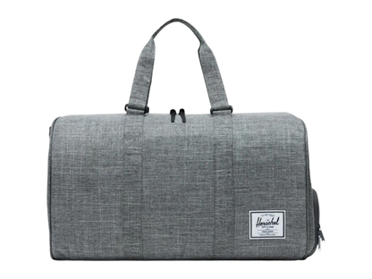 Herschel Novel 20’’ Duffle with Shoe Compartment - Raven Crosshatch - Duffel Bags