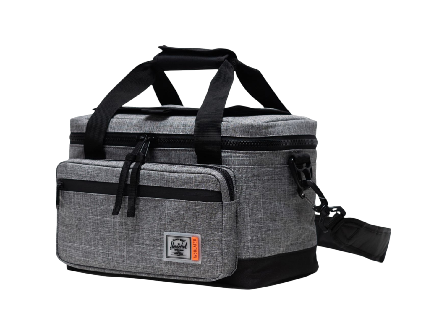 Herschel Pop Quiz 12 Can Cooler - Raven Crosshatch / 12 Cans - Coolers