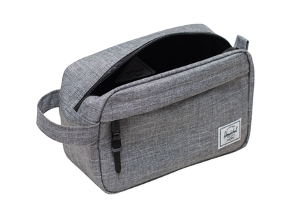 Herschel Recycled Chapter Travel Kit - Raven Crosshatch - Tech Kits
