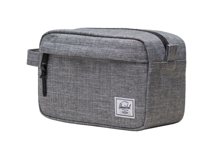 Herschel Recycled Chapter Travel Kit - Raven Crosshatch - Tech Kits
