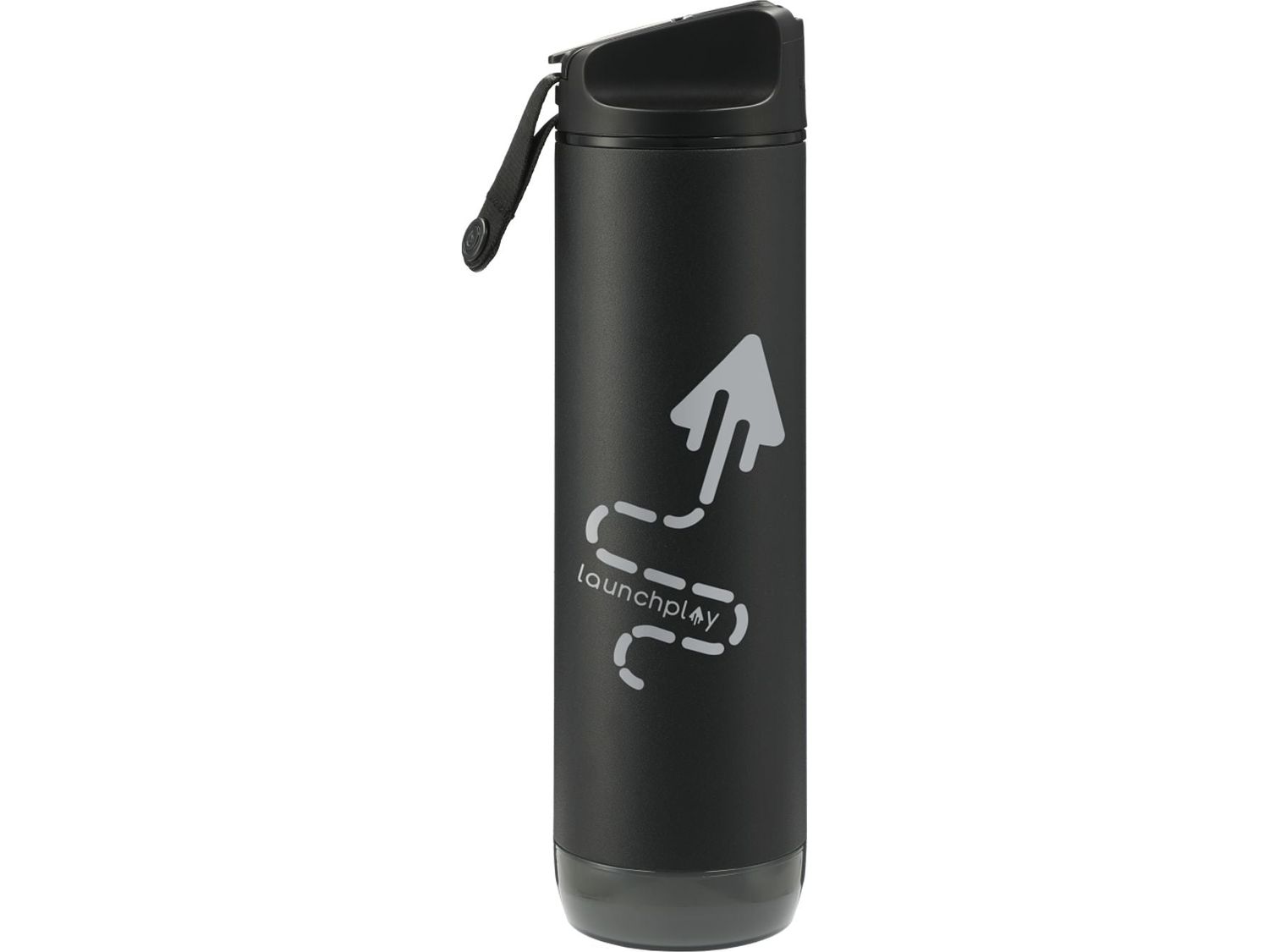 HidrateSpark Steel 21oz Straw Lid - Black / 21oz - Water Bottles w/Straw