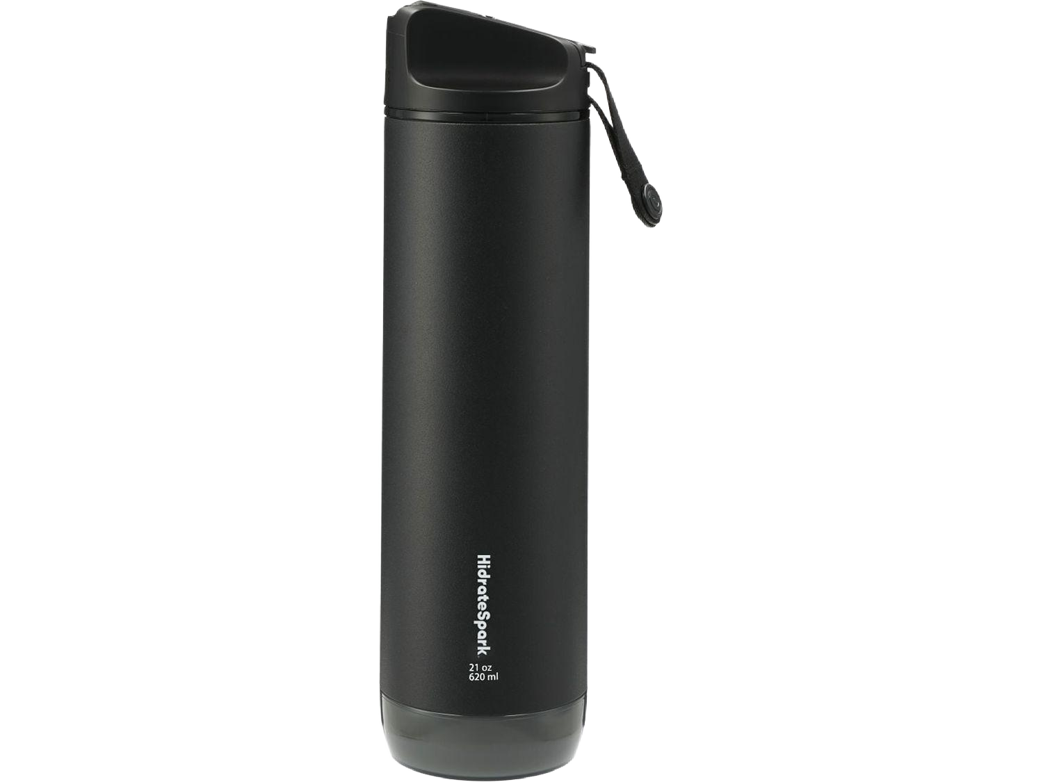 HidrateSpark Steel 21oz Straw Lid - Black / 21oz - Water Bottles w/Straw