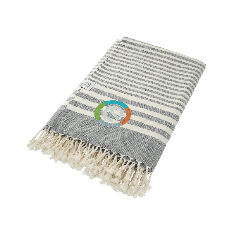 Hilana Upcycled Fethiye Throw Blanket - Blankets - SwagWear