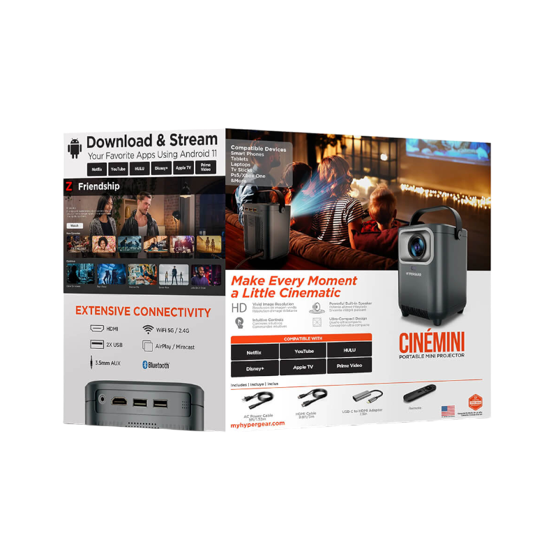 HyperGear CineMini Portable Mini Projector