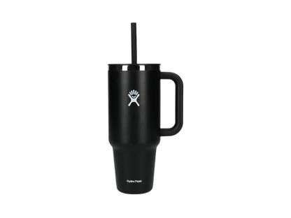 Hydro Flask® All Around™ Travel Tumbler 40oz with Straw - Black / 40oz - Tumblers w/Straws