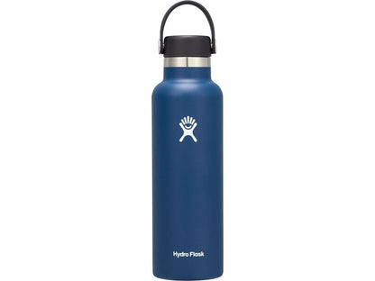 Hydro Flask® Standard Mouth 21 oz Bottle with Flex Cap - Indigo / 21oz - Water Bottles