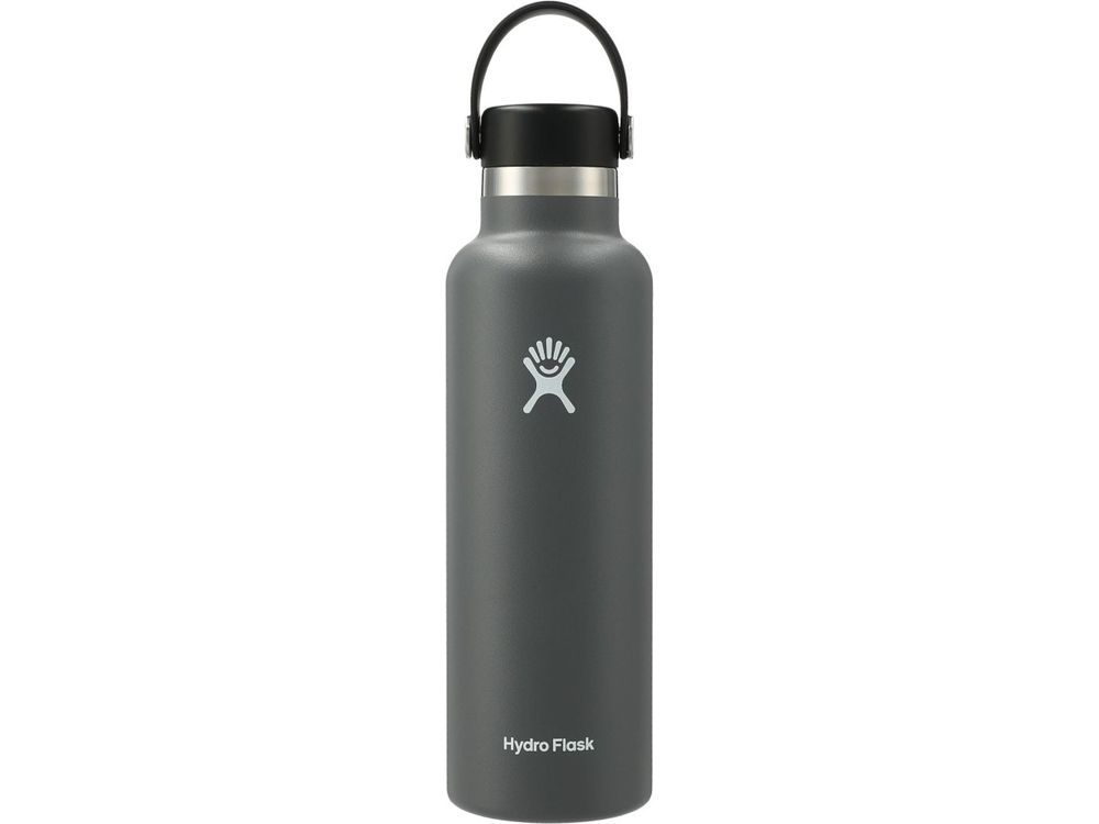 Hydro Flask® Standard Mouth 21 oz Bottle with Flex Cap - Stone / 21oz - Water Bottles