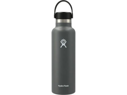 Hydro Flask® Standard Mouth 21 oz Bottle with Flex Cap - Stone / 21oz - Water Bottles