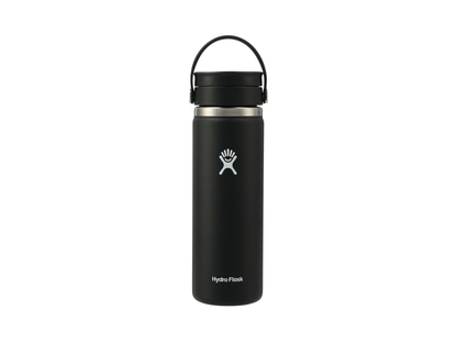 Hydro Flask® Wide Mouth 20 oz Bottle with Flex Sip Lid™ - Black / 20oz - Water Bottles w/Straw