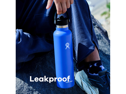 Hydro Flask® Wide Mouth 24oz Bottle with Flex Straw Cap - Water Bottles w/Straw