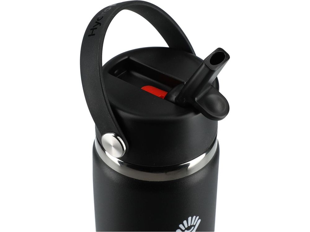 Hydro Flask® Wide Mouth 24oz Bottle with Flex Straw Cap - Water Bottles w/Straw