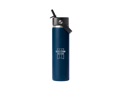 Hydro Flask® Wide Mouth 24oz Bottle with Flex Straw Cap - Water Bottles w/Straw