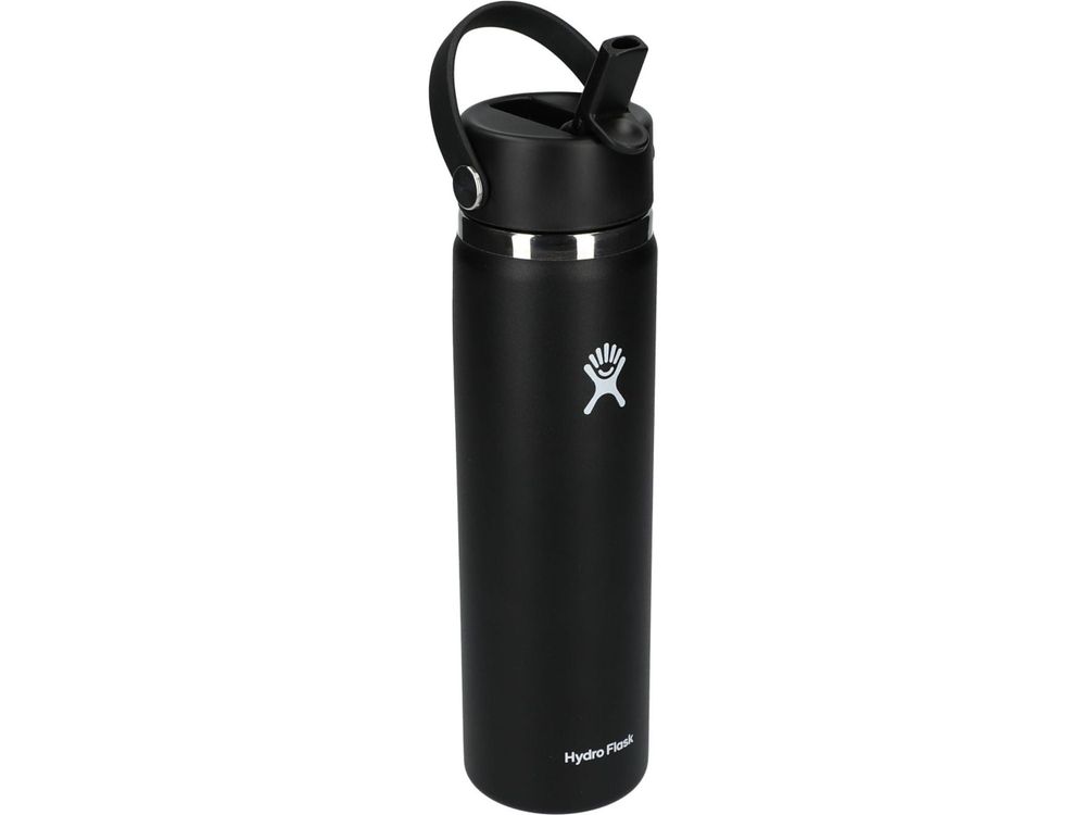 Hydro Flask® Wide Mouth 24oz Bottle with Flex Straw Cap - Water Bottles w/Straw